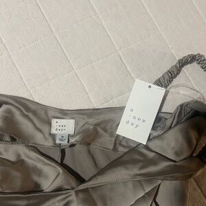 A New Day Shimmering Taupe Dress